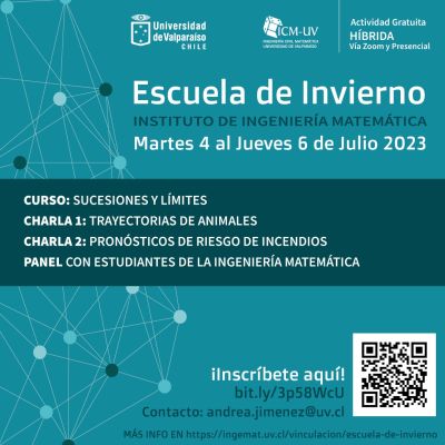 Escuela de Invierno 2023 - Instituto de Ingeneria Matematica RRSS OK