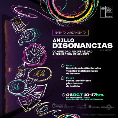 Afiche Lanzamiento Anillo Disonancias
