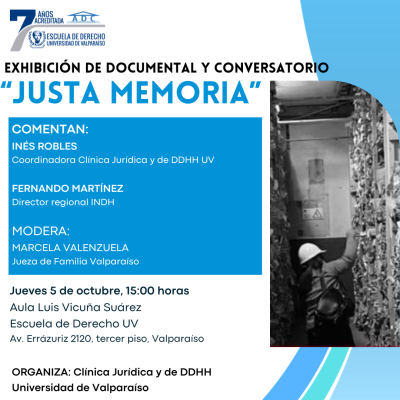 EXHIBICIÓN DE DOCUMENTAL Y CONVERSATORIO